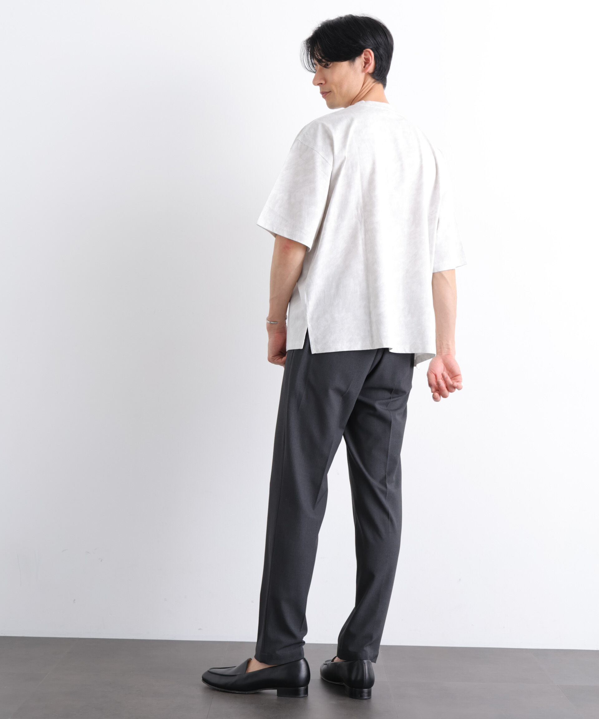 nano･universe「NORMANBROS/NORMANBROS別注 プレーティングフェードTシャツ半袖」|Tシャツ・カットソー|