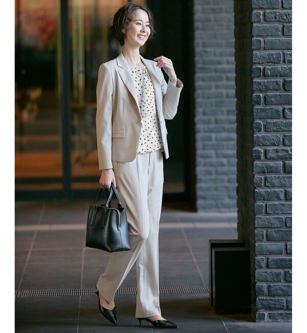 自由区「【洗える】WASHABLEPONTE テーパードパンツ」|その他|