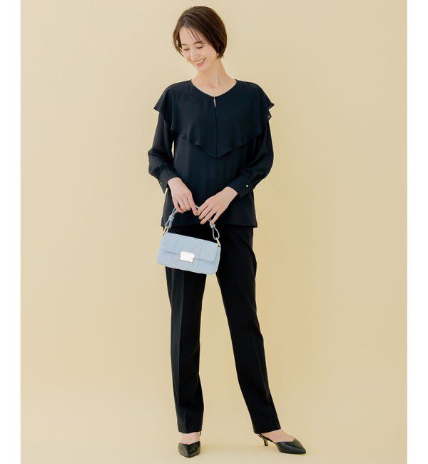 自由区「【洗える】WASHABLEPONTE テーパードパンツ」|その他|