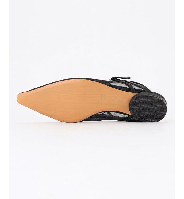 BEIGE,「【一部店舗限定】HENRI EN VARGO / LULU チュールチェーン バックストラップ」|パンプス|