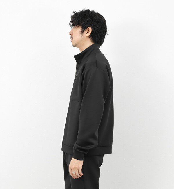 NOLLEY'S goodman「《セットアップ対応》ダブルニットZIPスタンドカラー 26SS」|ブルゾン・スタジャン|