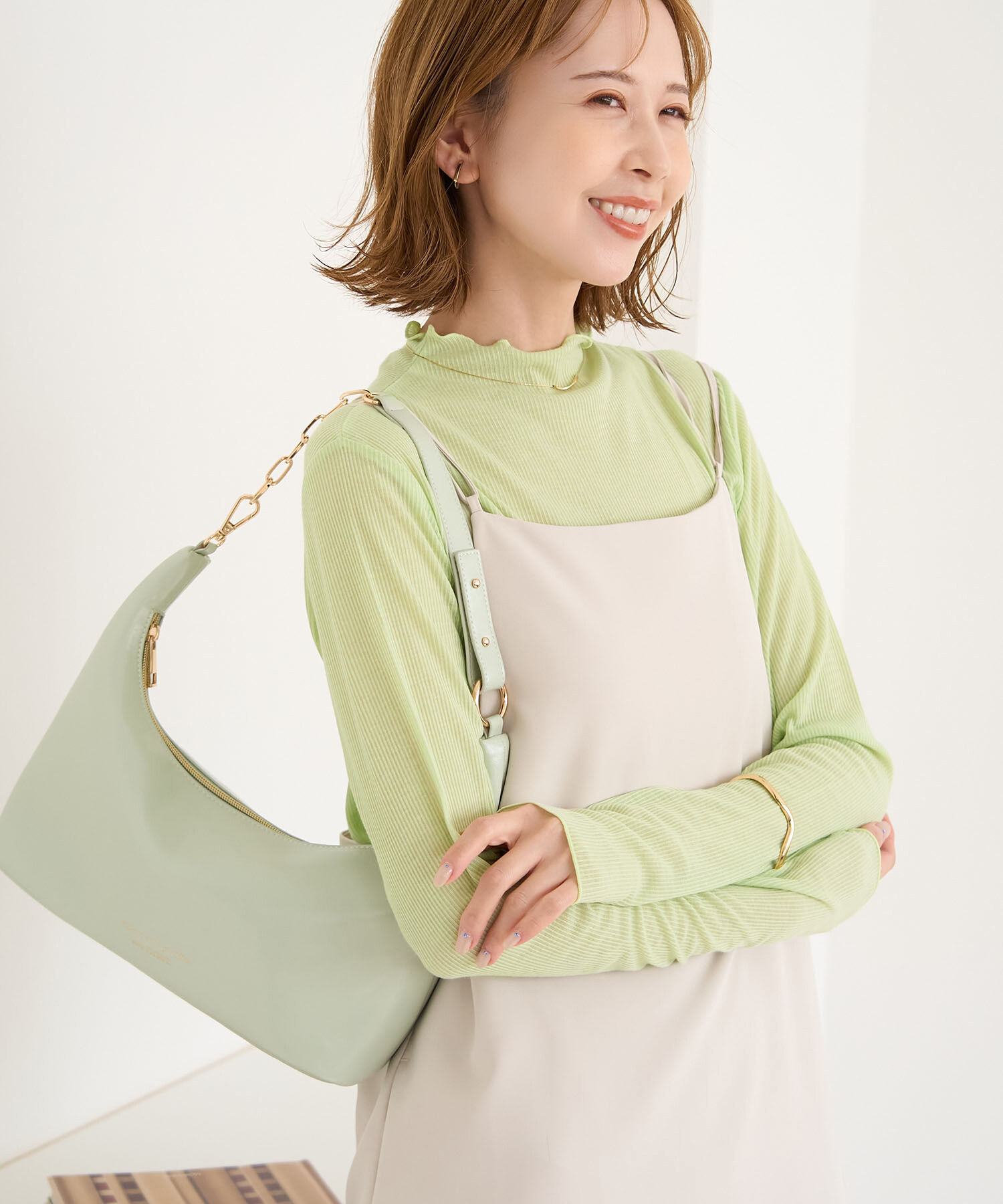 Rope&rsquo;Picnic「シアーカットプチハイネックプルオーバー」|Tシャツ・カットソー|