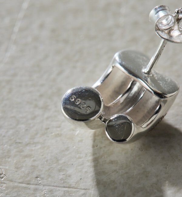  「【Sivelle./シヴェル】Silver925 タイルピアス」|ピアス|