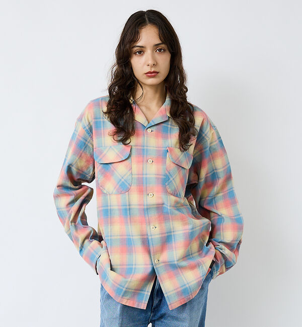 ABAHOUSE「【PENDLETON / ペンドルトン】BOARD SHIRT /ボードシャツ/」|シャツ・ブラウス|ピンク系その他1