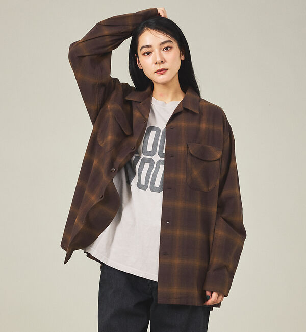 ABAHOUSE「【PENDLETON / ペンドルトン】BOARD SHIRT /ボードシャツ/」|シャツ・ブラウス|ブラウン系その他1