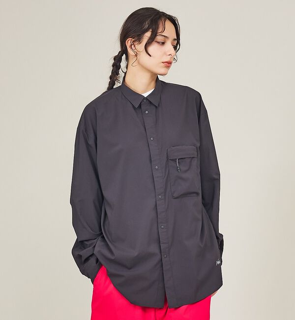 ABAHOUSE「【NANGA /ナンガ】PLC EXCURSION SHIRT /N2500-1」|シャツ・ブラウス|ブラック