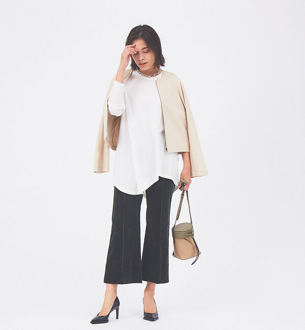 qualite「コーデュロイクロップドパンツ」|その他|