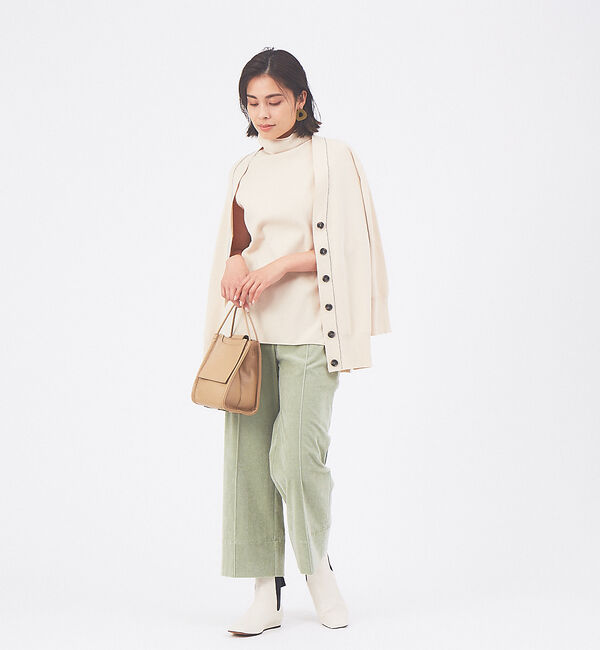 qualite「コーデュロイクロップドパンツ」|その他|