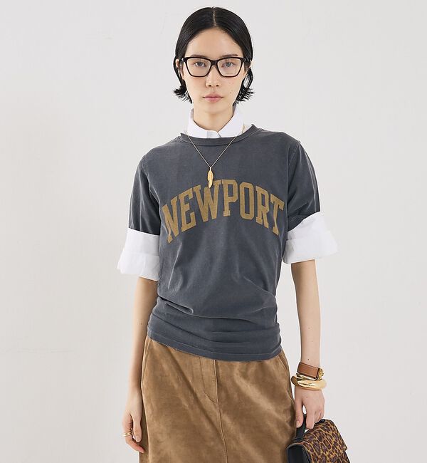 The Store by C' 「【REMI RELIEF】【別注】NEW PORTロゴTシャツ」|Tシャツ・カットソー|スミクロ