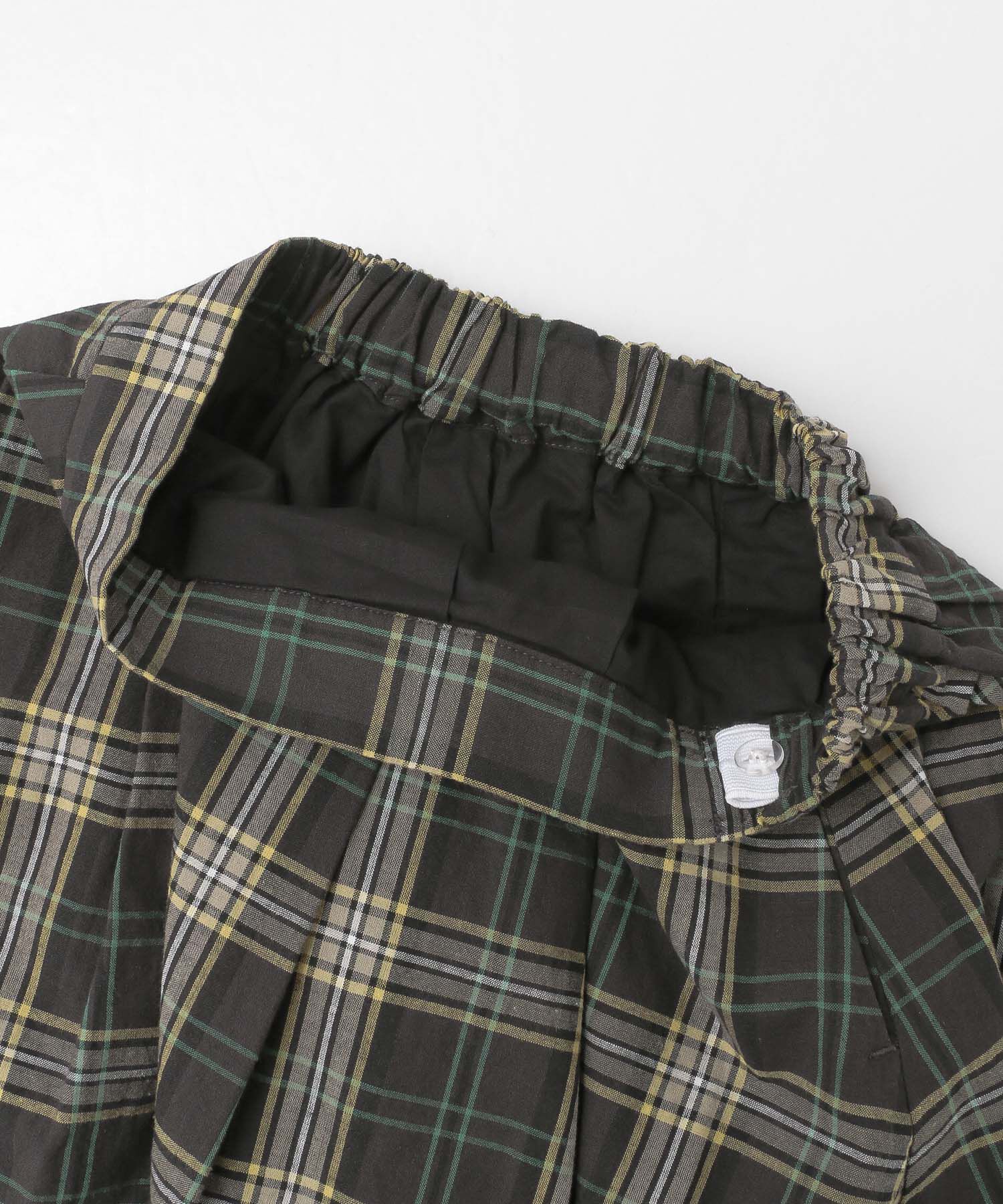 URBAN RESEARCH DOORS「FORK&SPOON　コットンリネンチェックスカート(KIDS)」|その他|