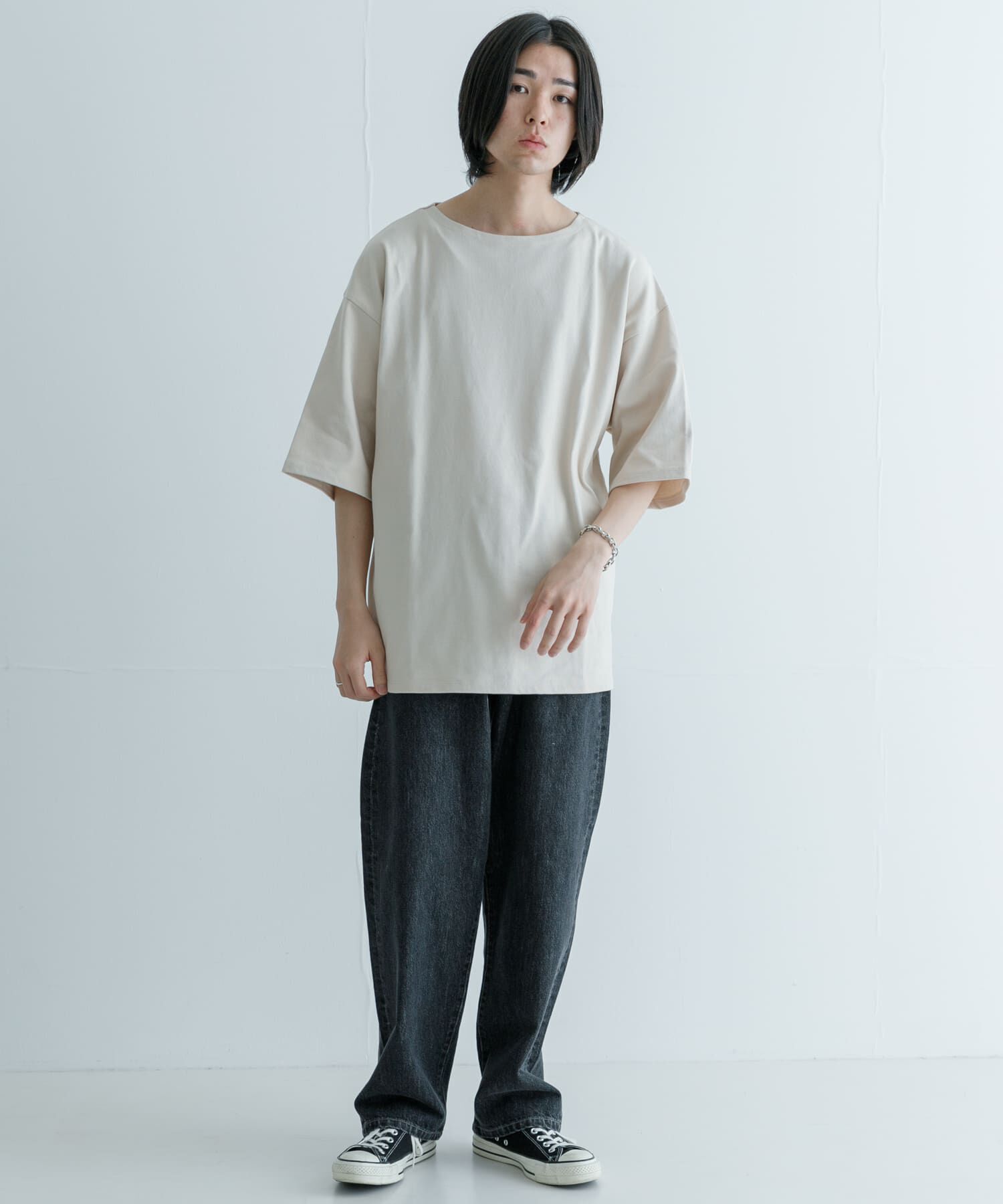 URBAN RESEARCH「USAコットンバスクTシャツ」|Tシャツ・カットソー|