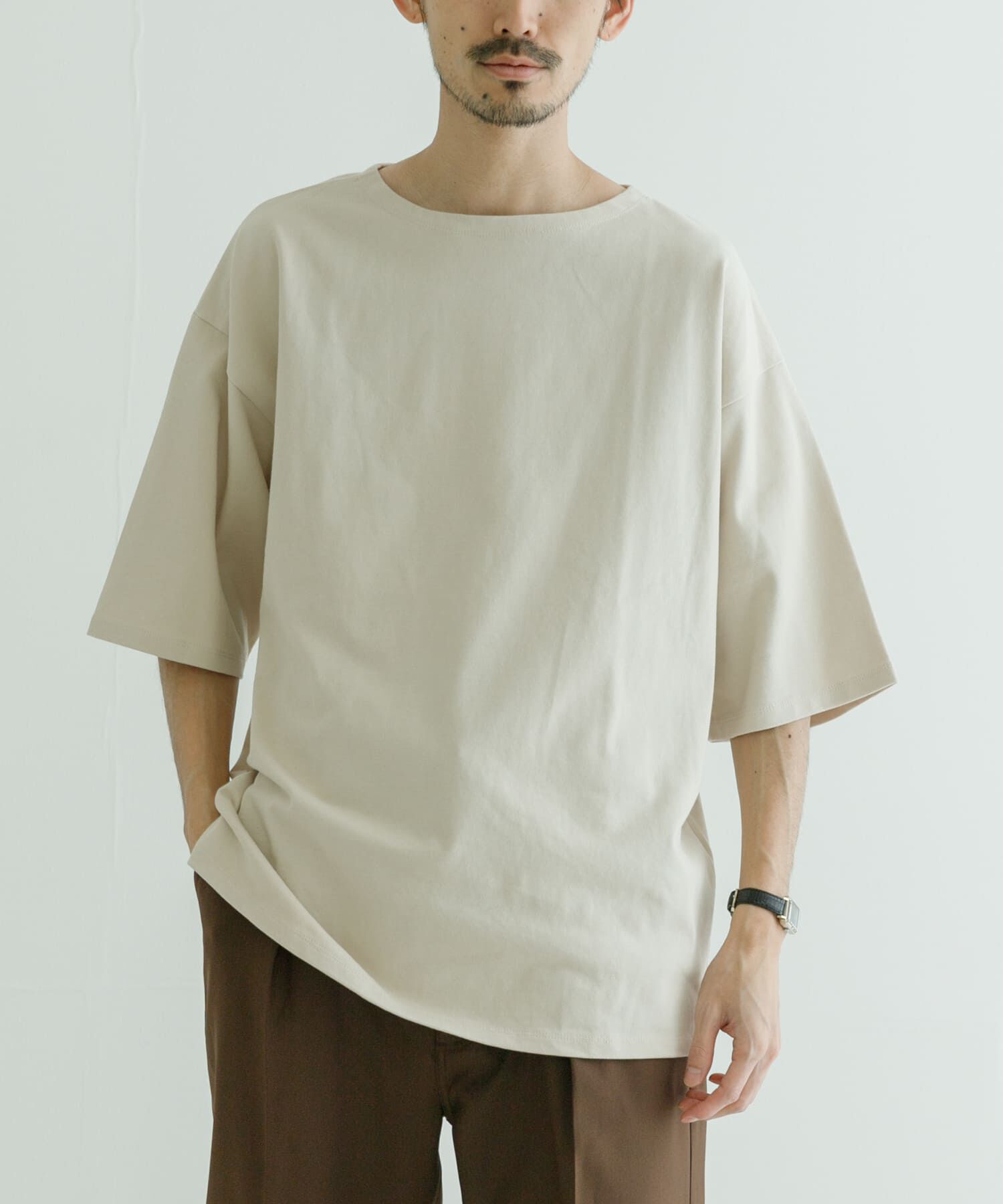URBAN RESEARCH「USAコットンバスクTシャツ」|Tシャツ・カットソー|