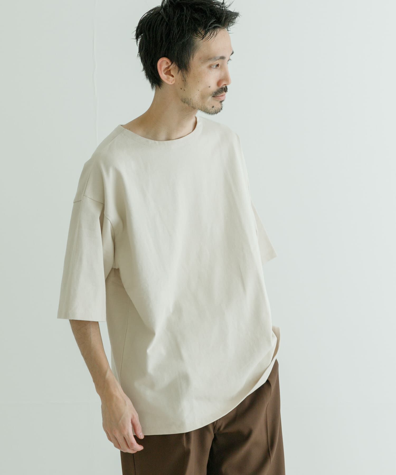 URBAN RESEARCH「USAコットンバスクTシャツ」|Tシャツ・カットソー|