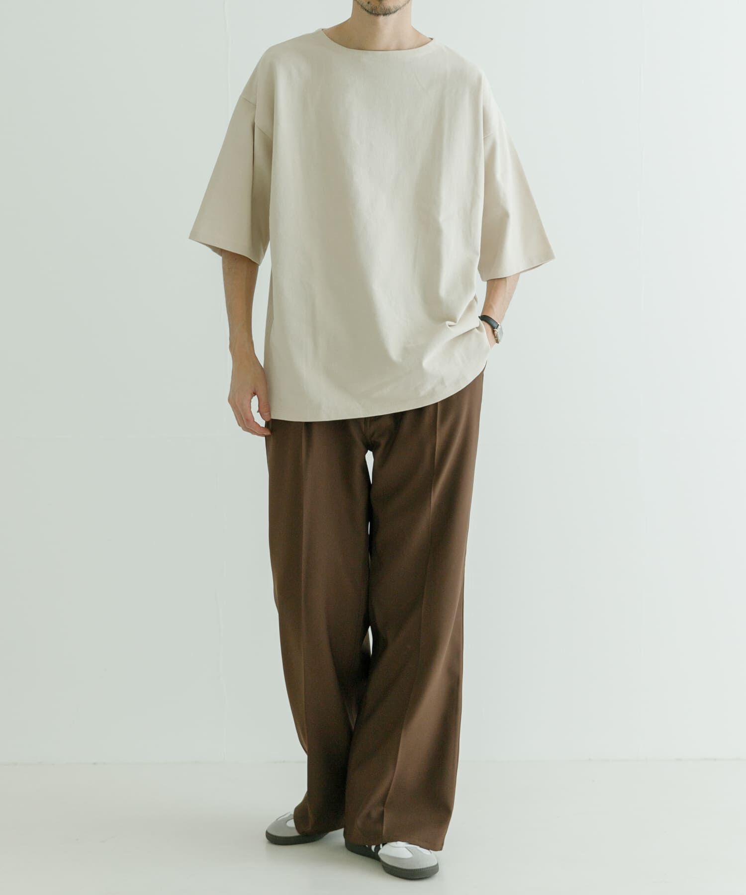 URBAN RESEARCH「USAコットンバスクTシャツ」|Tシャツ・カットソー|