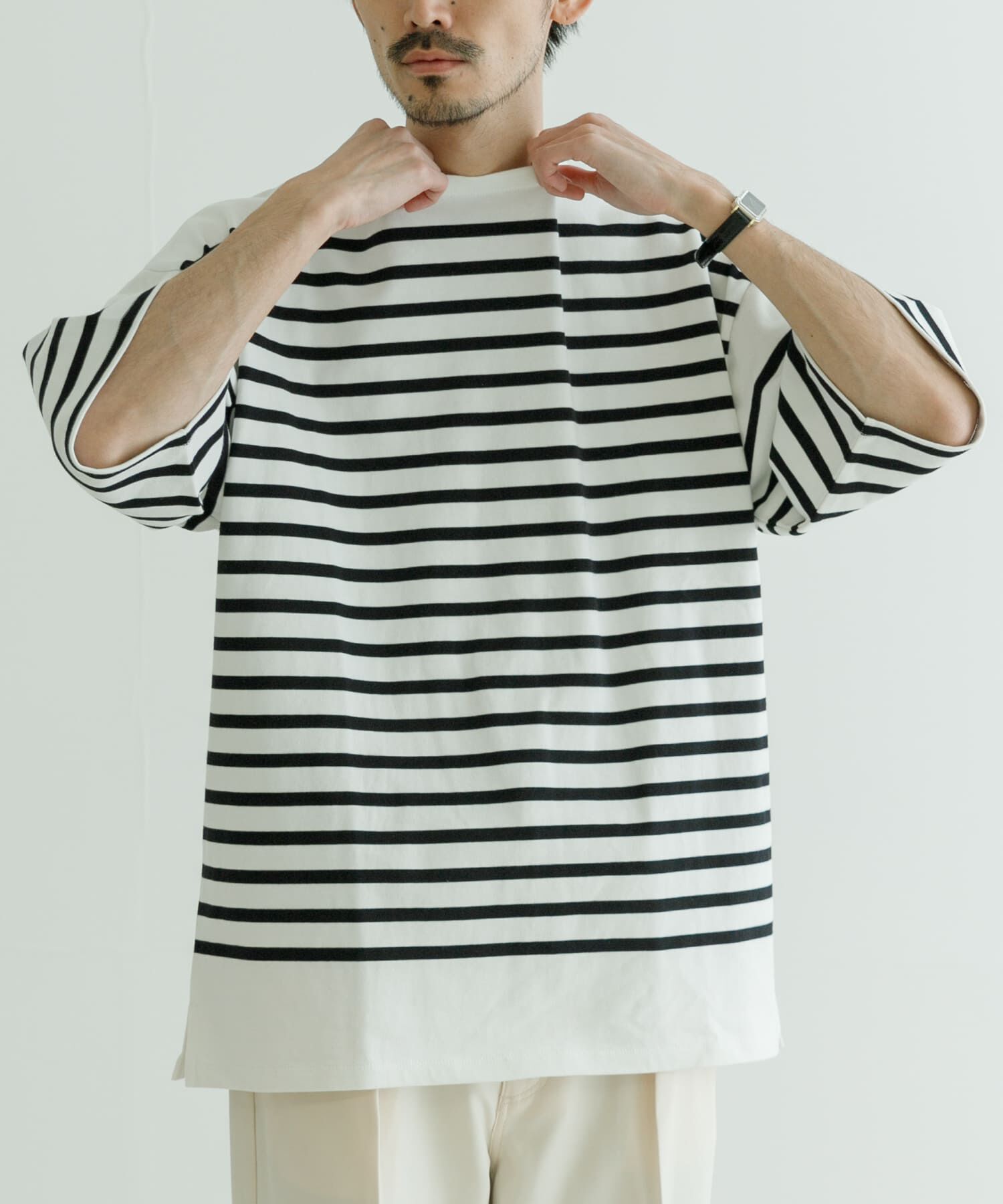 URBAN RESEARCH「USAコットンバスクTシャツ」|Tシャツ・カットソー|