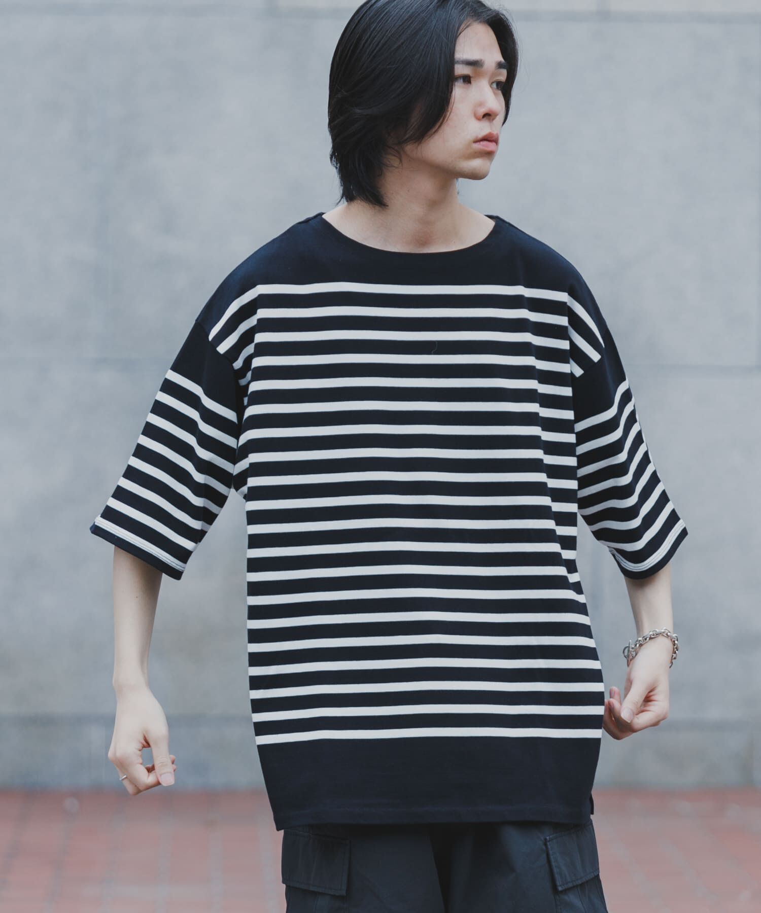 URBAN RESEARCH「USAコットンバスクTシャツ」|Tシャツ・カットソー|