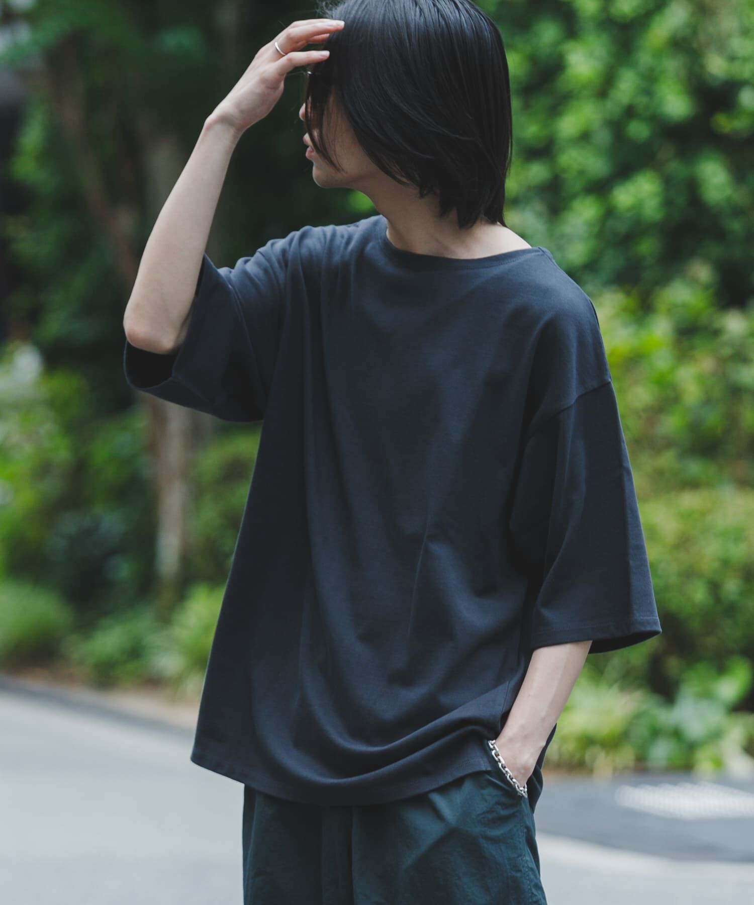 URBAN RESEARCH「USAコットンバスクTシャツ」|Tシャツ・カットソー|