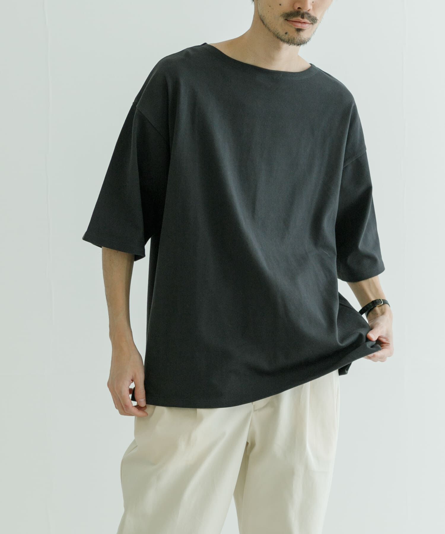URBAN RESEARCH「USAコットンバスクTシャツ」|Tシャツ・カットソー|