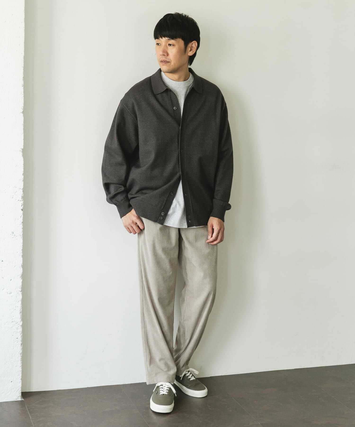 URBAN RESEARCH DOORS「『XLｻｲｽﾞ/WEB限定/仁村紗和さん着用』『UR TECH 200日ﾆｯﾄ』ｼｬﾂ ｶｰ」|カーディガン|