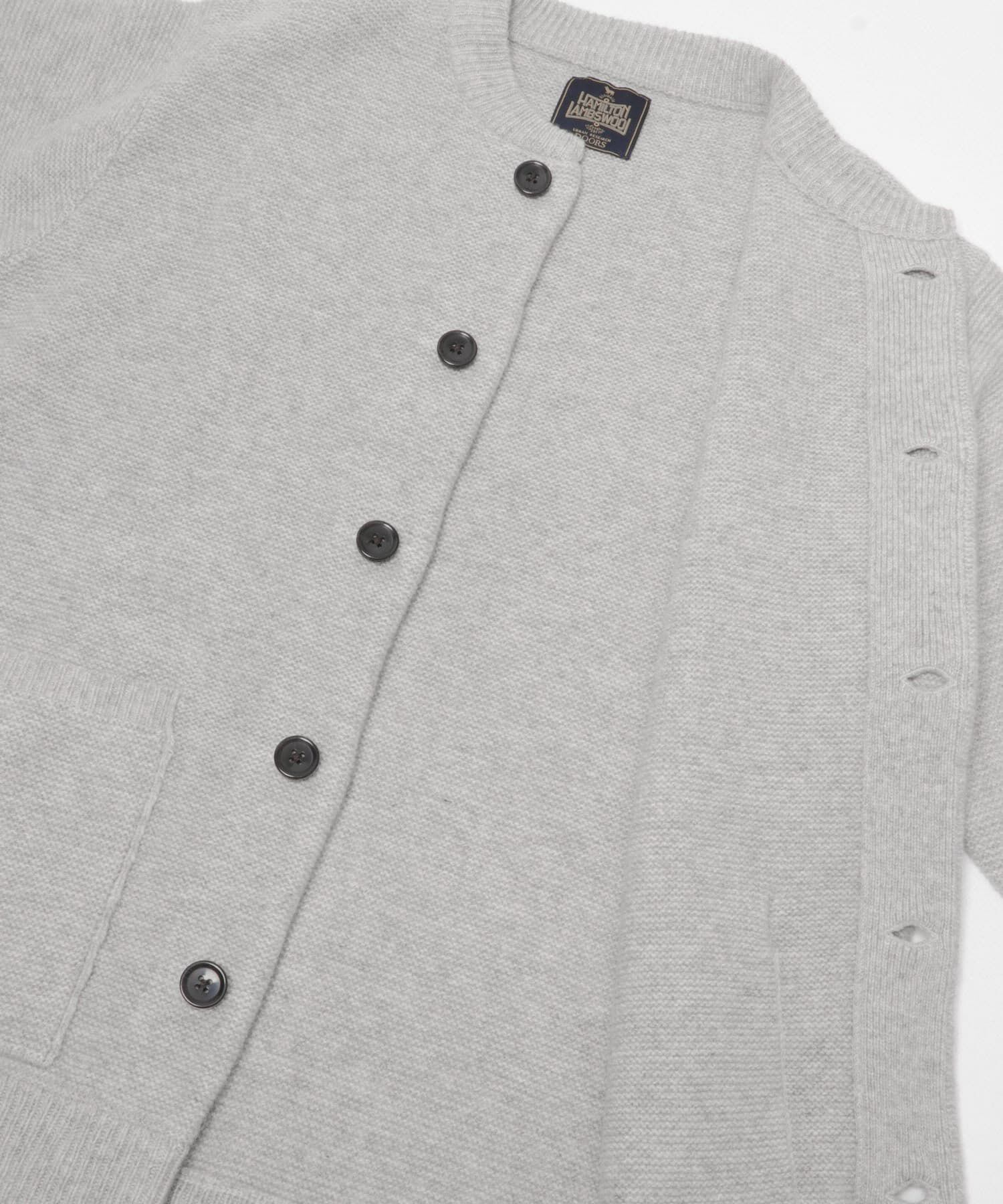 URBAN RESEARCH DOORS「ハミルトンウールガーターカーディガン」|カーディガン|