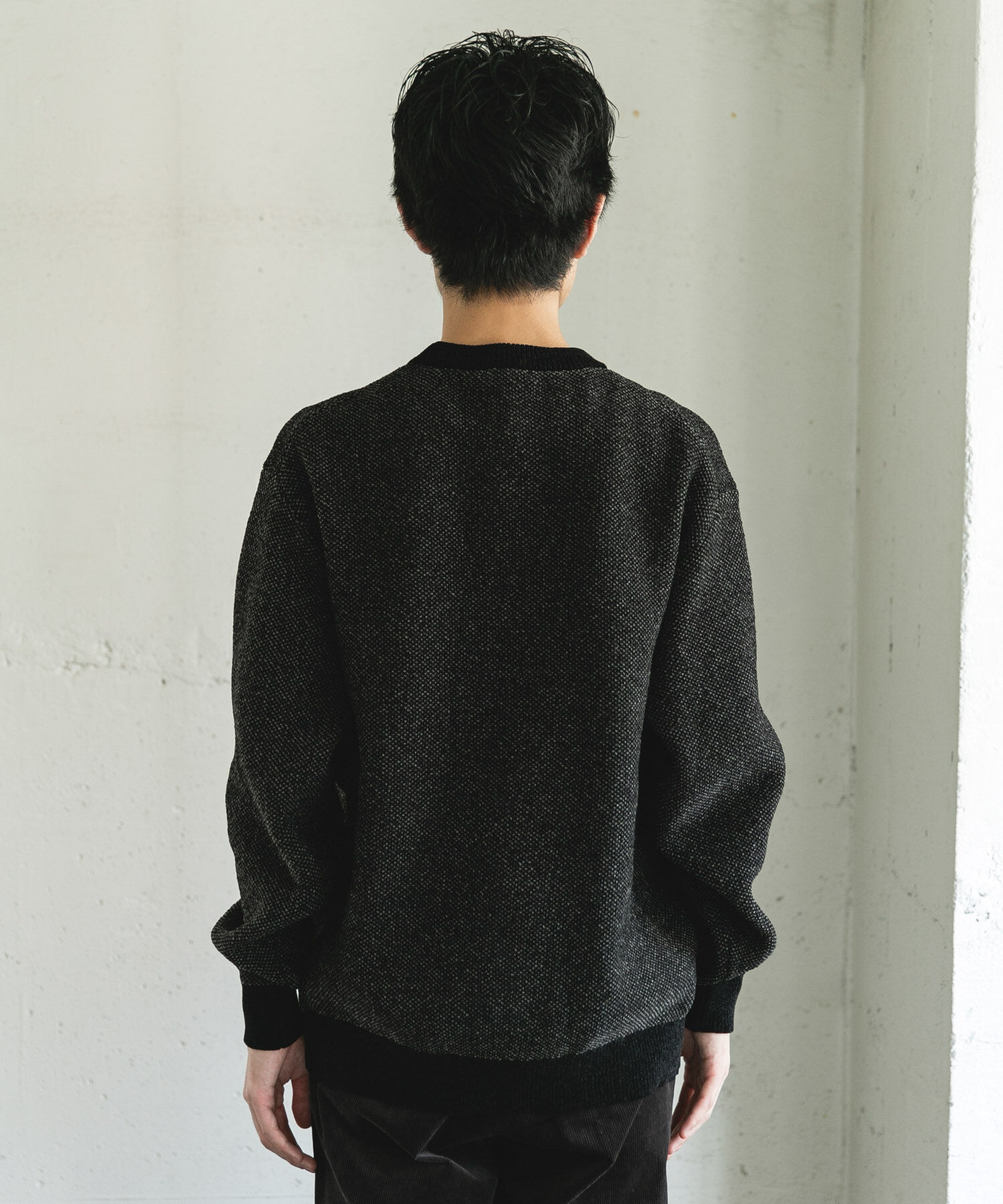 URBAN RESEARCH DOORS「ジャガードモールニットプルオーバー」|ニット・セーター|