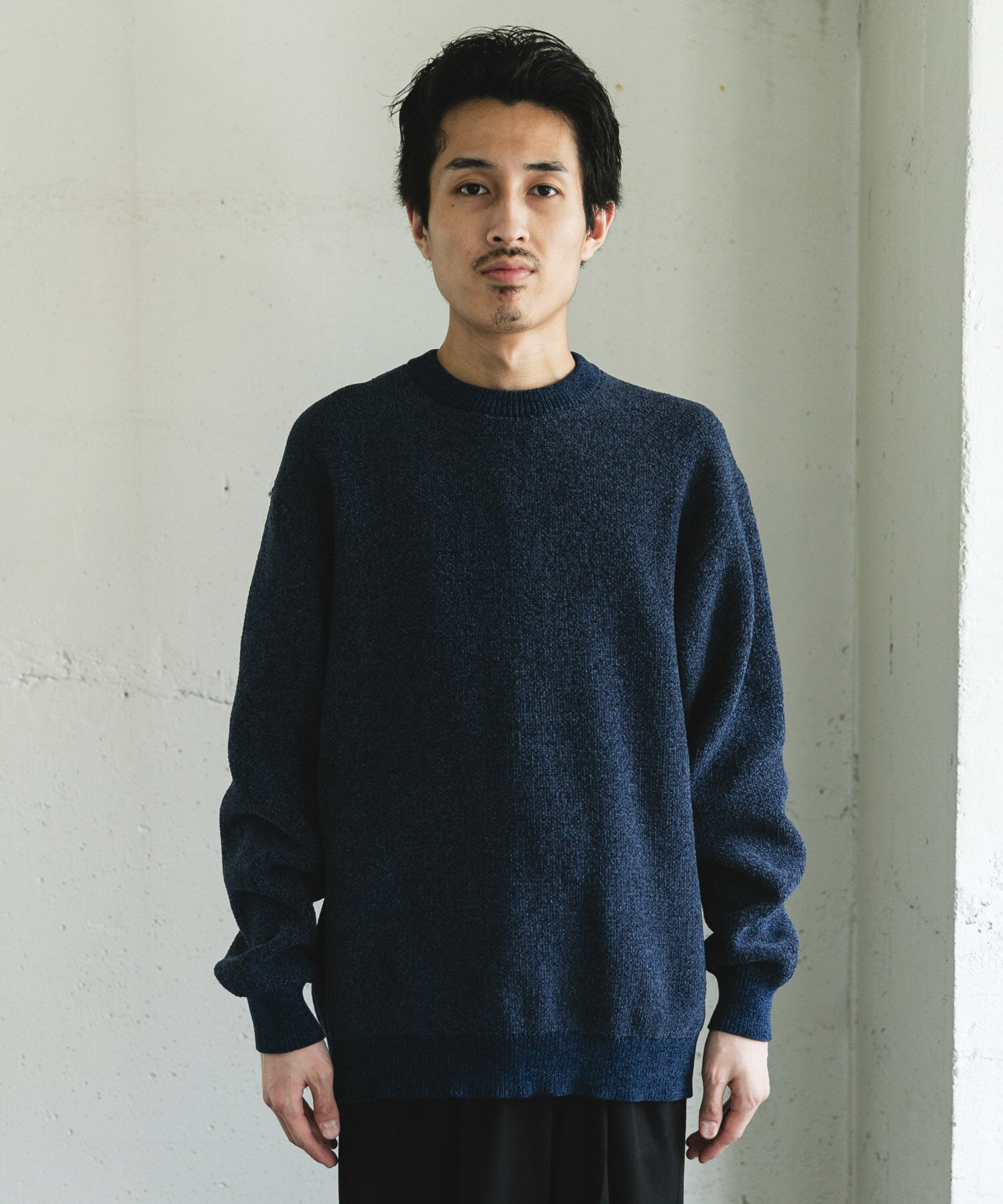 URBAN RESEARCH DOORS「ジャガードモールニットプルオーバー」|ニット・セーター|