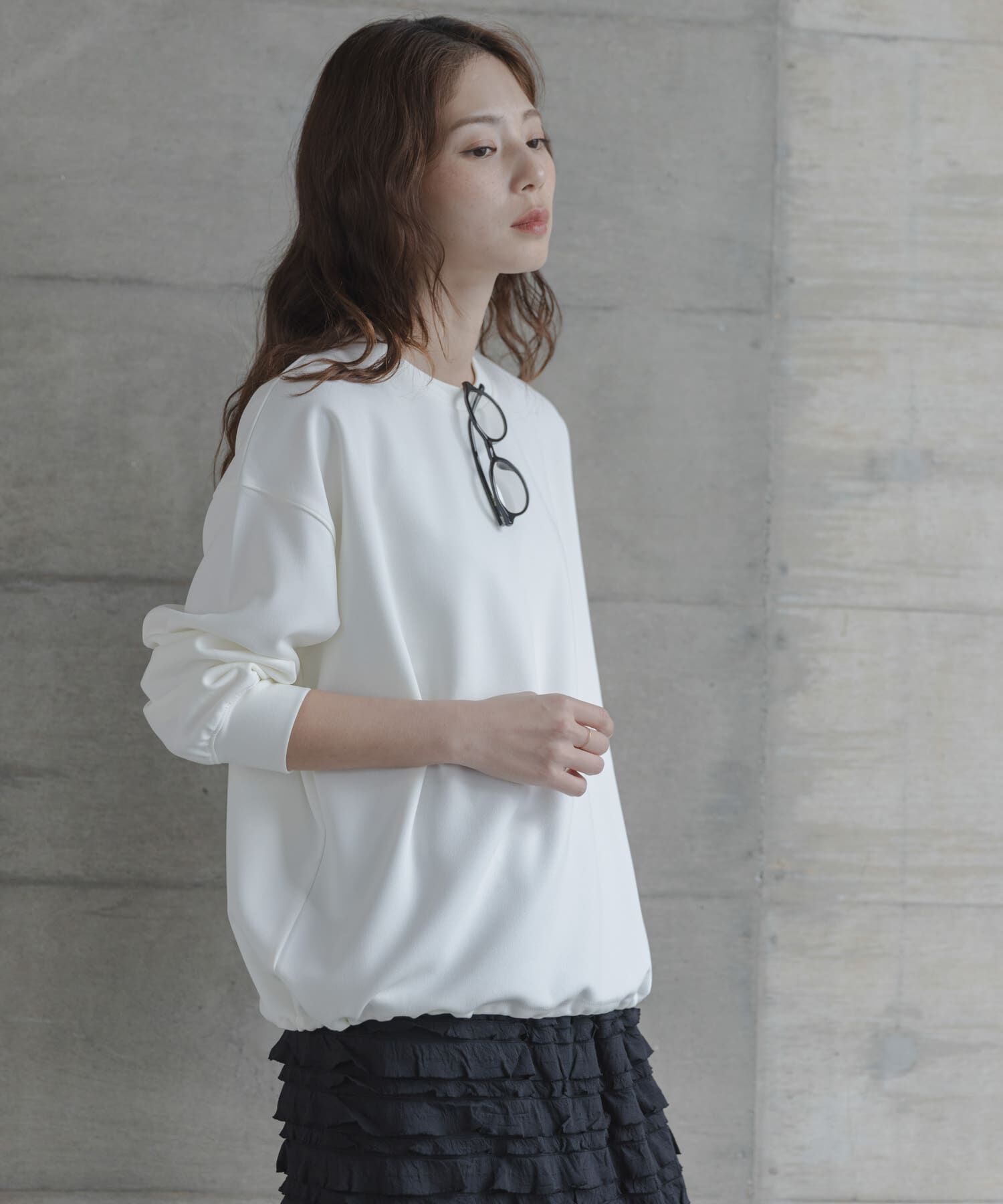 Sonny Label 「カットジョーゼットドロストプルオーバー」|Tシャツ・カットソー|