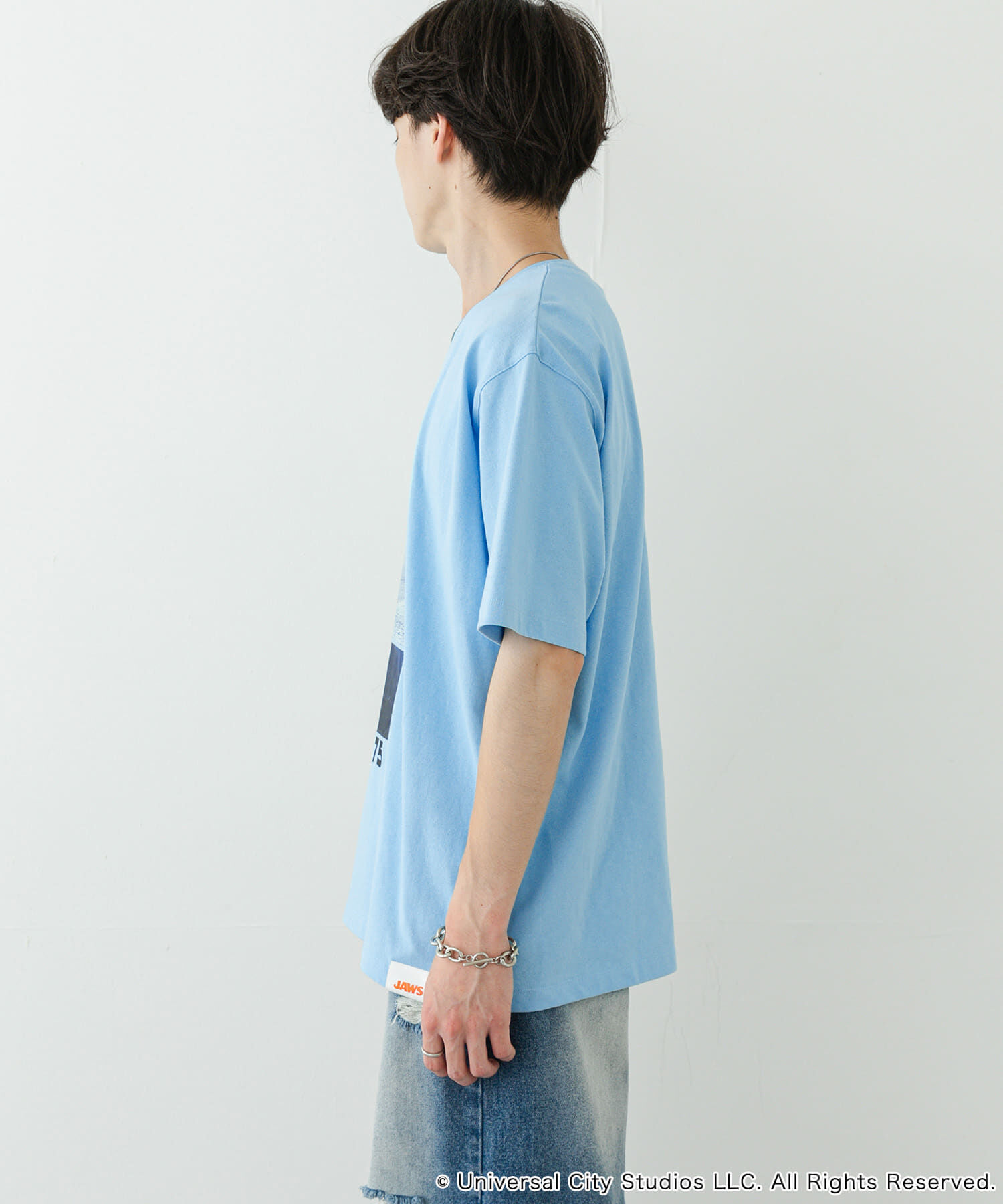 SENSE OF PLACE by URBAN RESEARCH「『別注』SENSE OF PLACE&times;JAWS　プリントT-SHIRTS/A」|Tシャツ・カットソー|