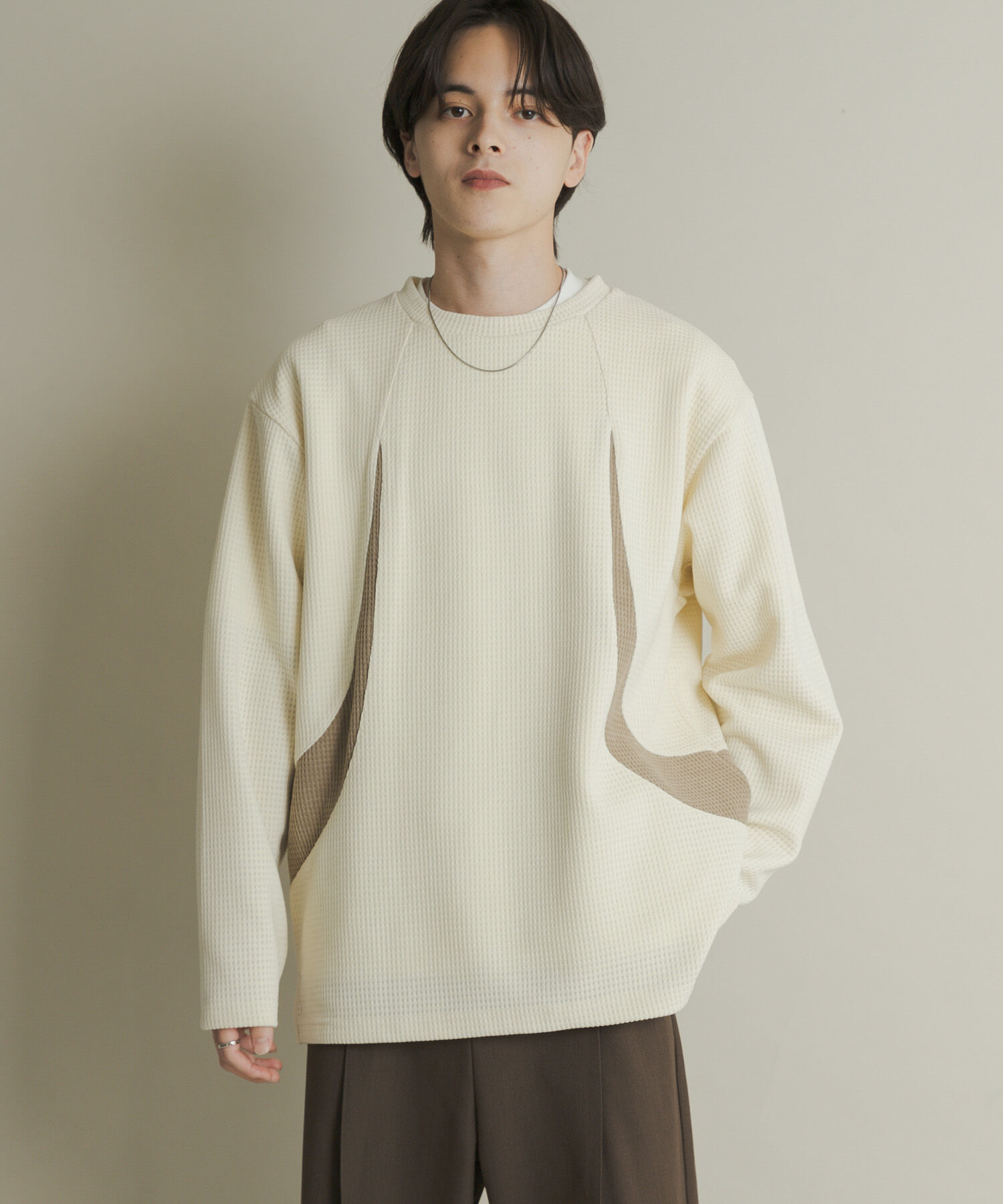 SENSE OF PLACE by URBAN RESEARCH「ヘビーサーマルパターンロングTシャツ」|Tシャツ・カットソー|