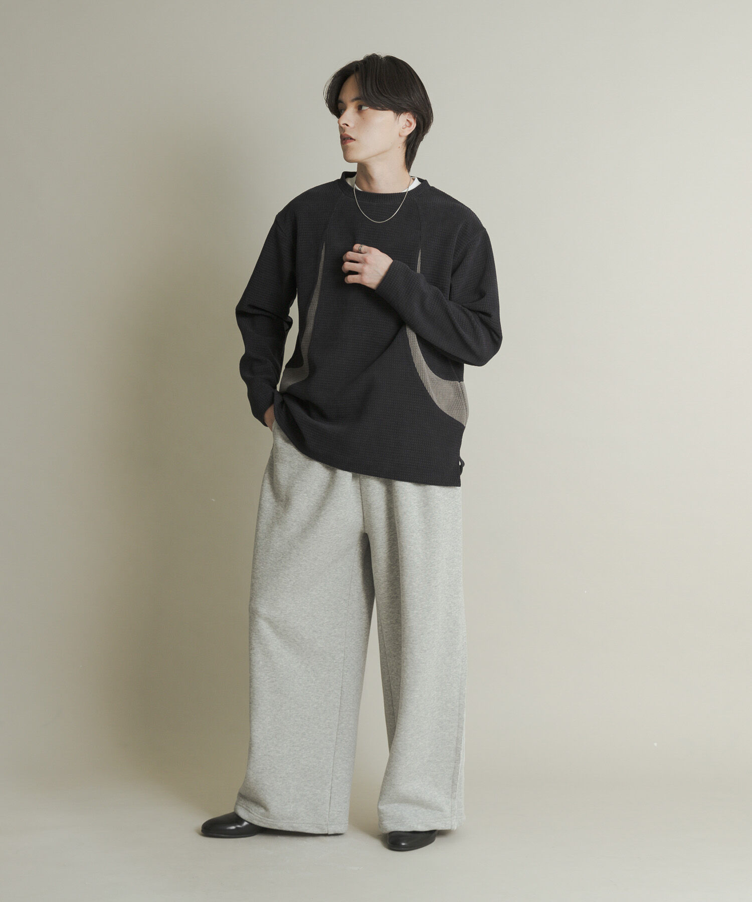 SENSE OF PLACE by URBAN RESEARCH「ヘビーサーマルパターンロングTシャツ」|Tシャツ・カットソー|