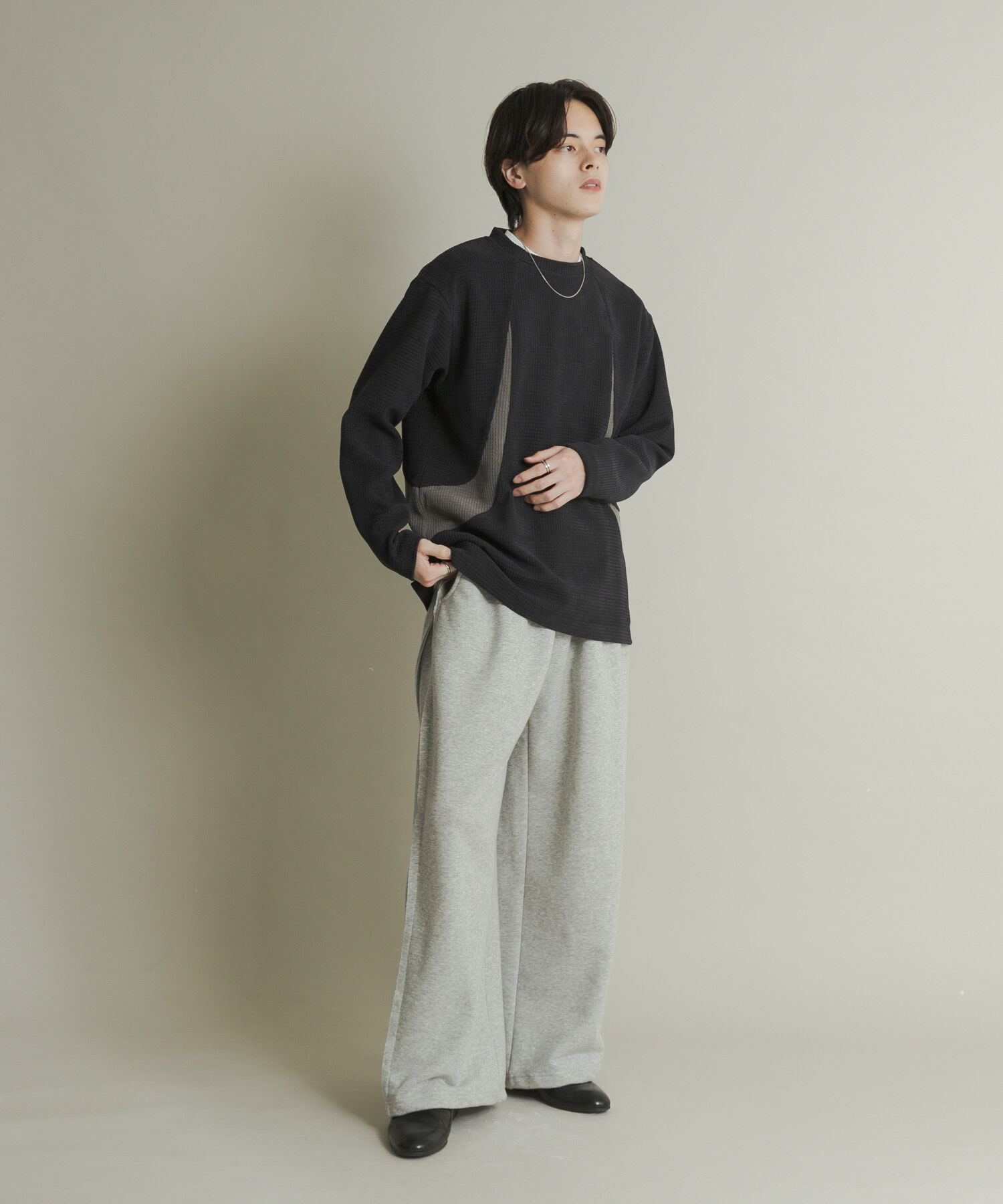 SENSE OF PLACE by URBAN RESEARCH「ヘビーサーマルパターンロングTシャツ」|Tシャツ・カットソー|