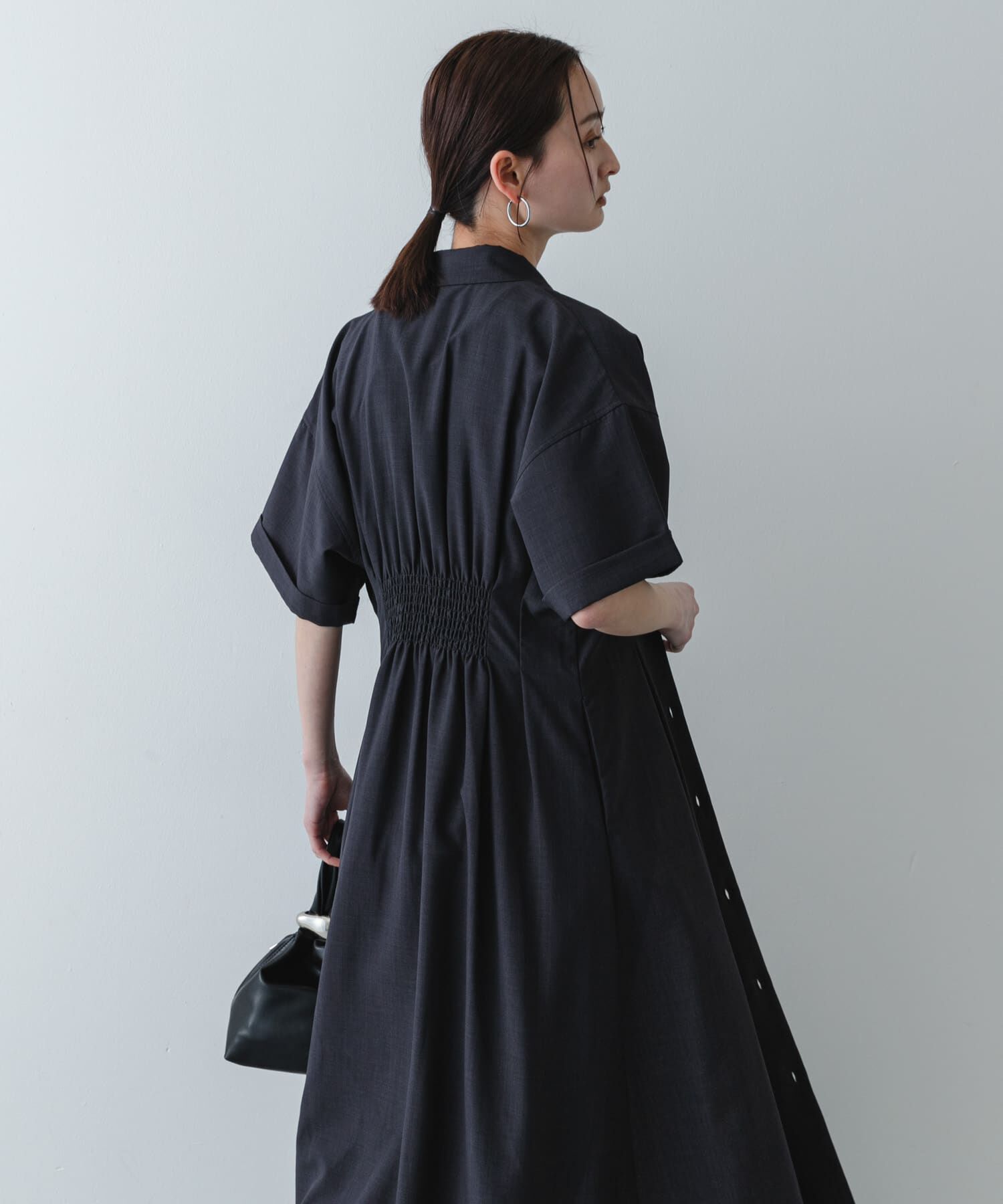 SENSE OF PLACE by URBAN RESEARCH「『UR TECH DRYLUXE』リネンライクワンピース」|ワンピース|