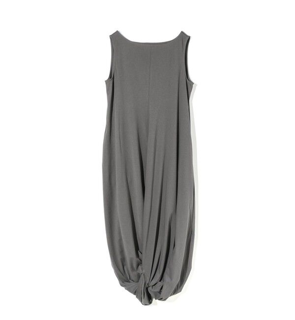 MIDIUMISOLID「MIDIUMISOLID for Ladies ジャージツイストヘムワンピース」|ワンピース|チャコールグレー