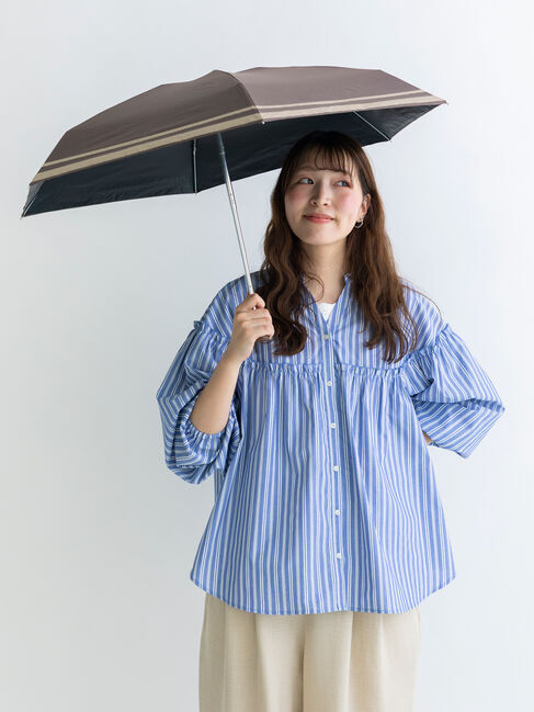 Samansa Mos2「【Wpc.&times;Samansa Mos2】コンパクト日傘」|その他|ブラウン