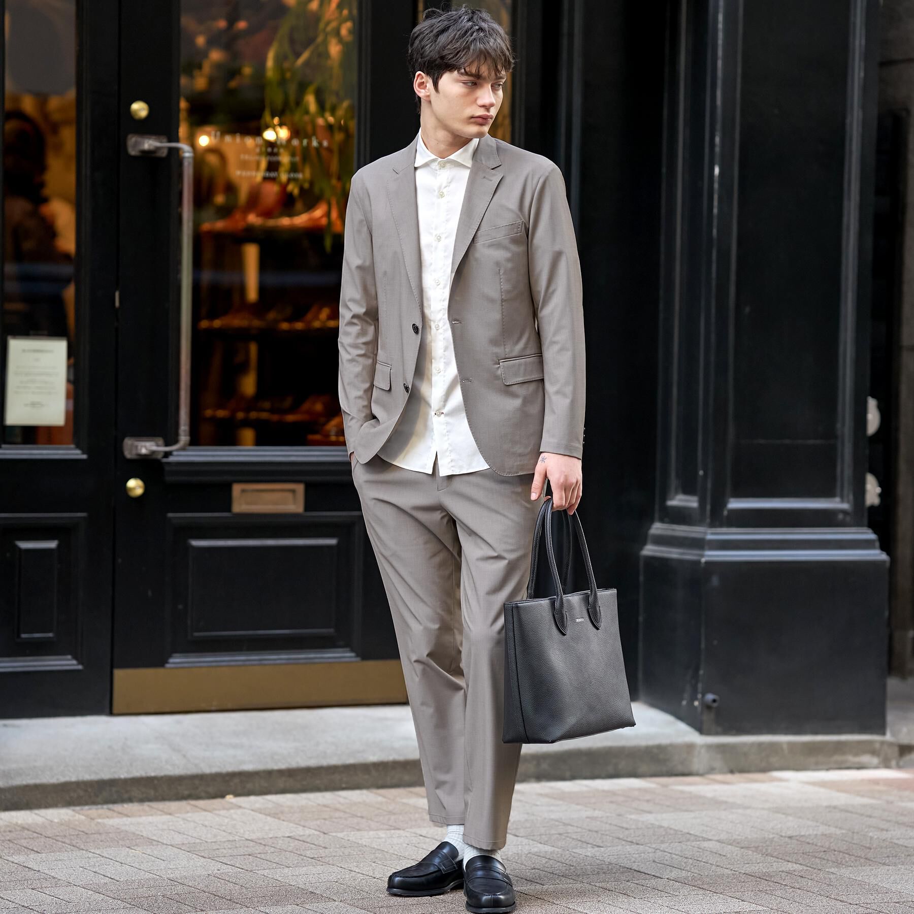 DRESSTERIOR「【セットアップ可/MonoMax4月号掲載/Safari5月号掲載】CARREMAN ストレッチジャ」|テーラードジャケット|
