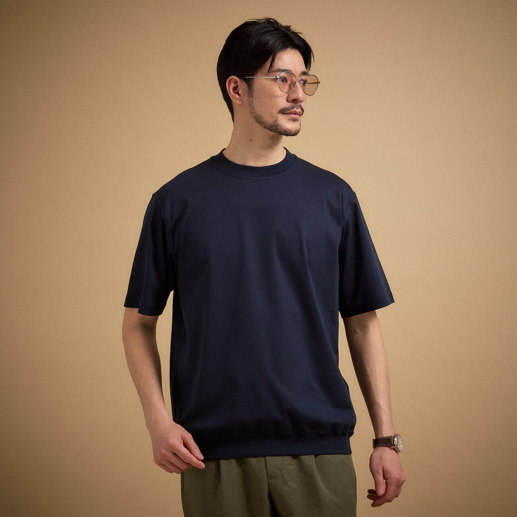 TAKEO KIKUCHI「【接触冷感】アイスクリアコットン プルオーバー」|Tシャツ・カットソー|