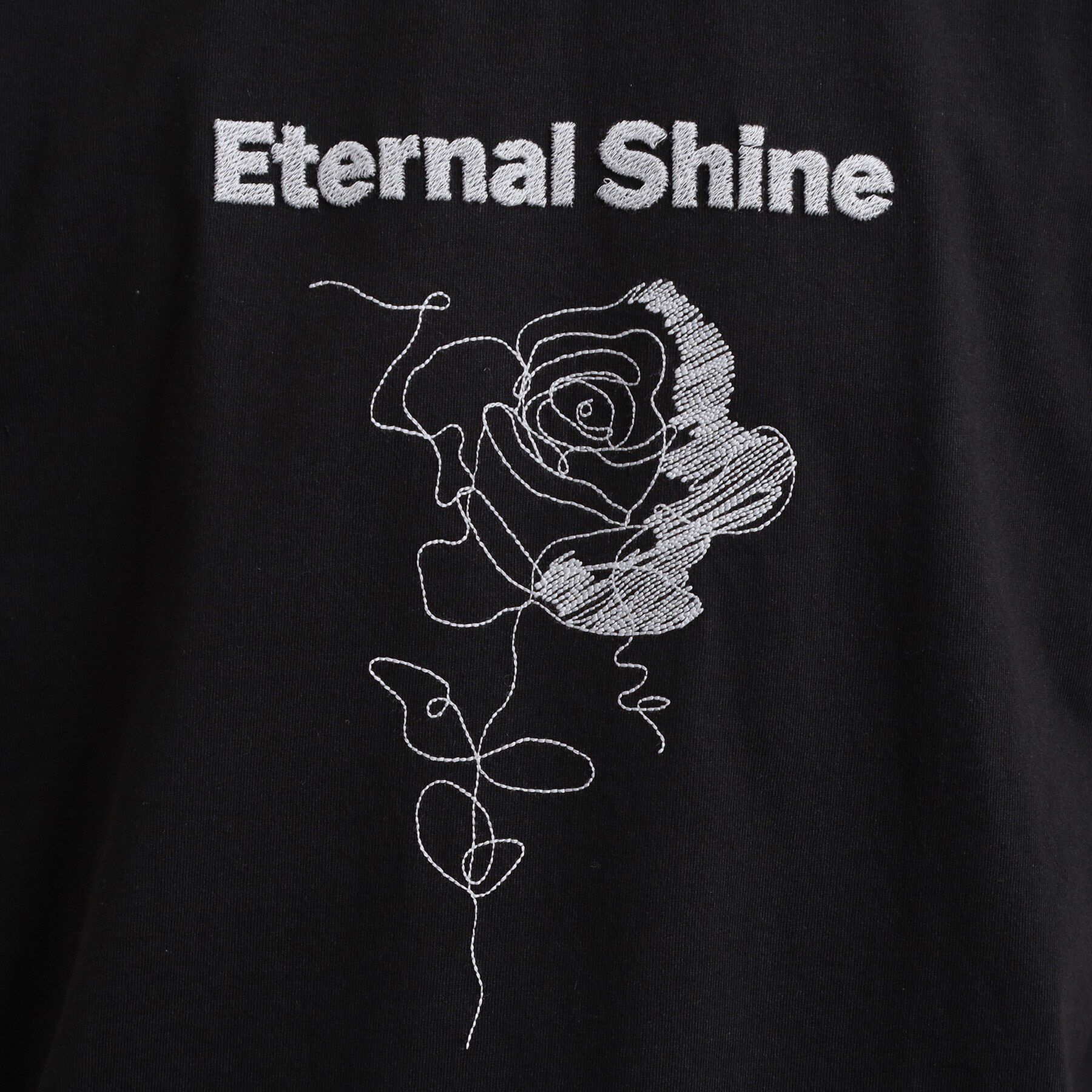 tk.TAKEO KIKUCHI「ロゴフラワー刺繍Tシャツ」|Tシャツ・カットソー|