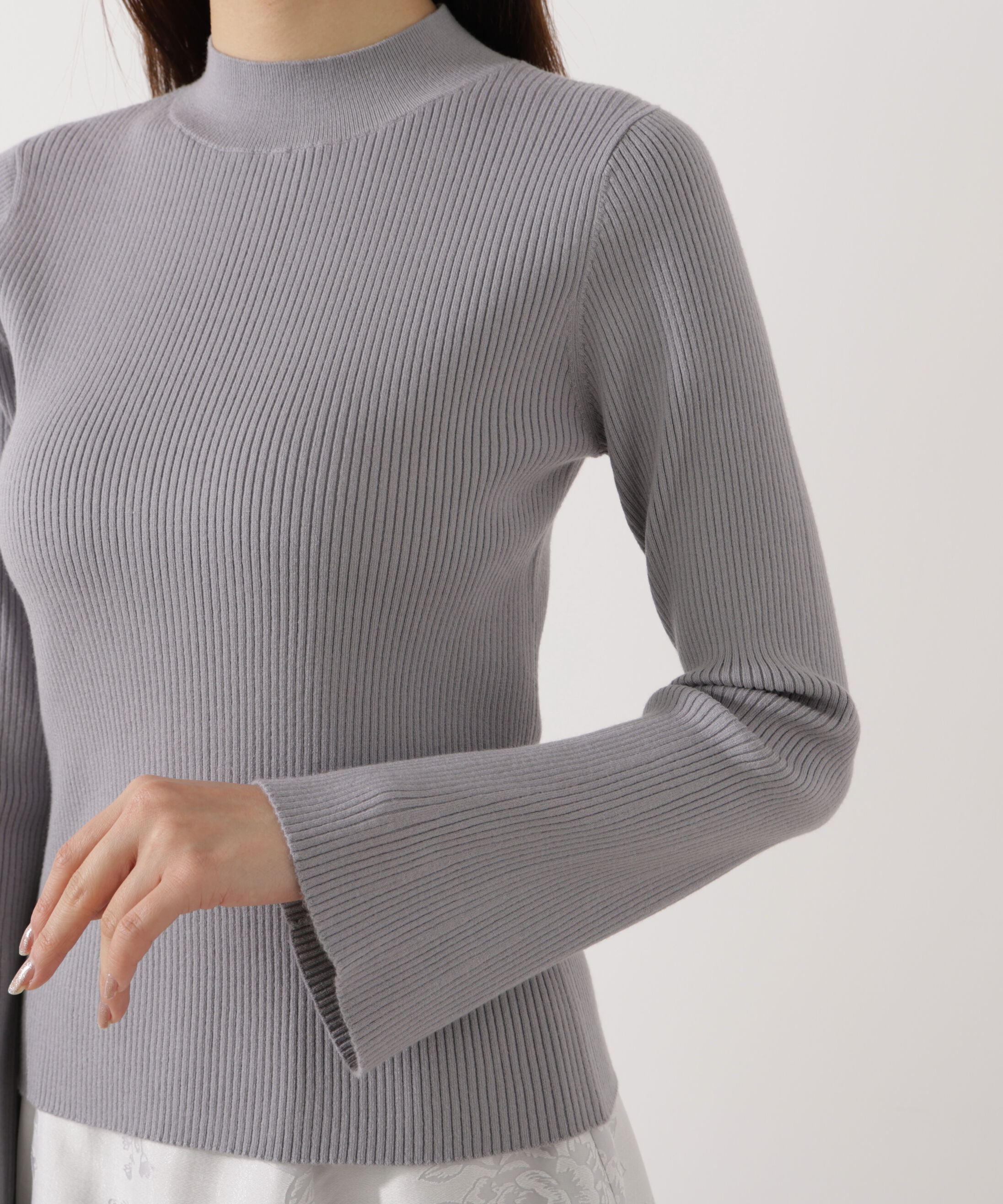 PROPORTION BODY DRESSING「モックネックベーシックニット」|ニット・セーター|