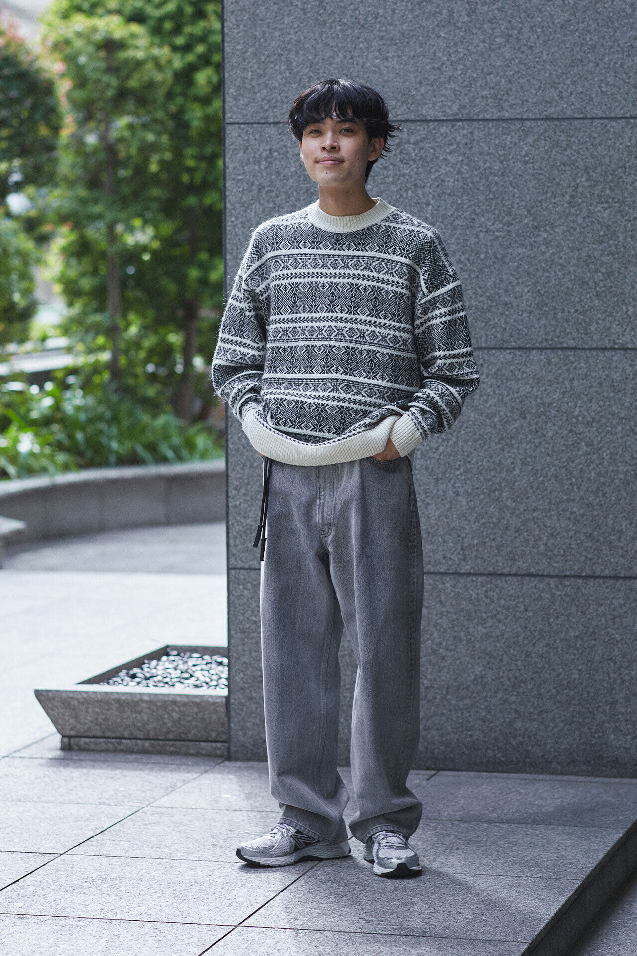 YLEVE 「YLEVE / WOOL MOHAIR FAIR ISLE KNIT」|ニット・セーター|