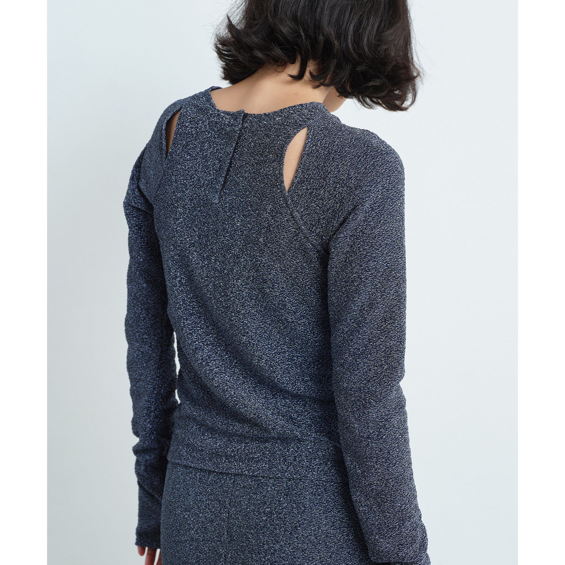 CODE A「cut－out lame top」|Tシャツ・カットソー|
