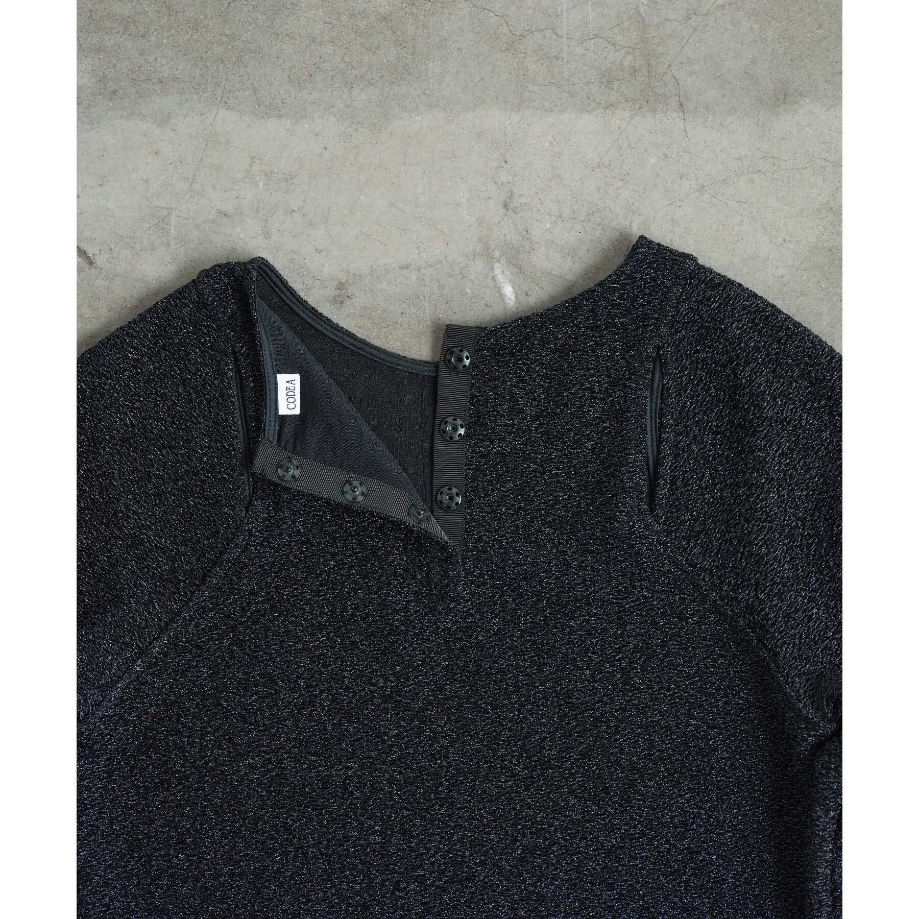 CODE A「cut－out lame top」|Tシャツ・カットソー|