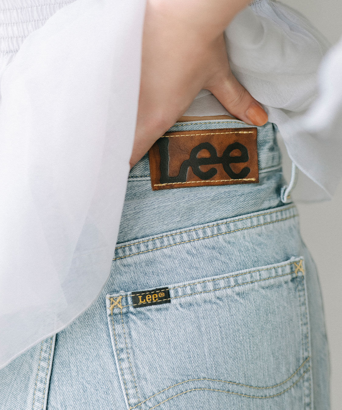 COCO DEAL「《COCO DEAL/Lee》フレアバギーデニムパンツ」|デニム|