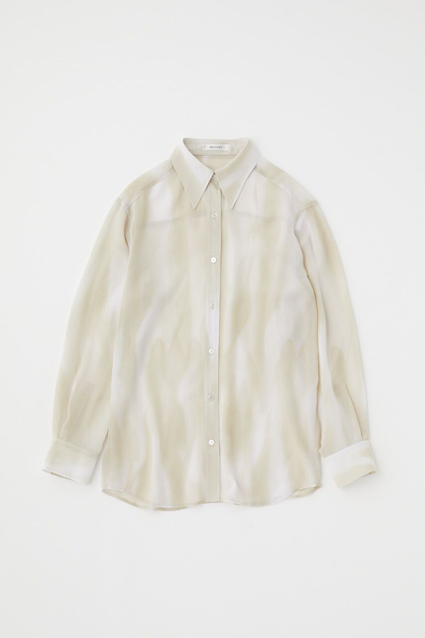 MOUSSY「LAYERED SHEER シャツ」|シャツ・ブラウス|
