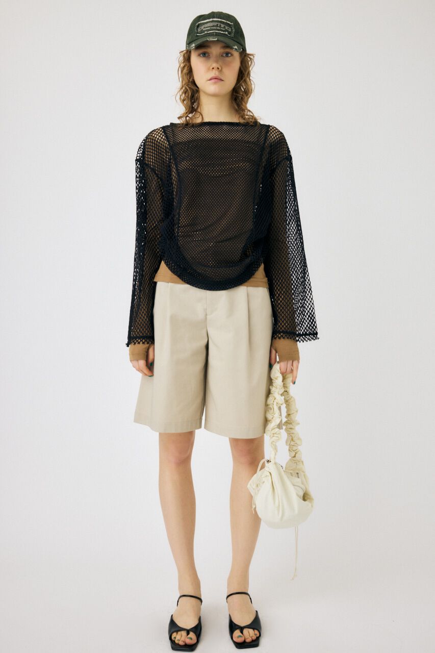 MOUSSY「MESH LS Tシャツ」|Tシャツ・カットソー|