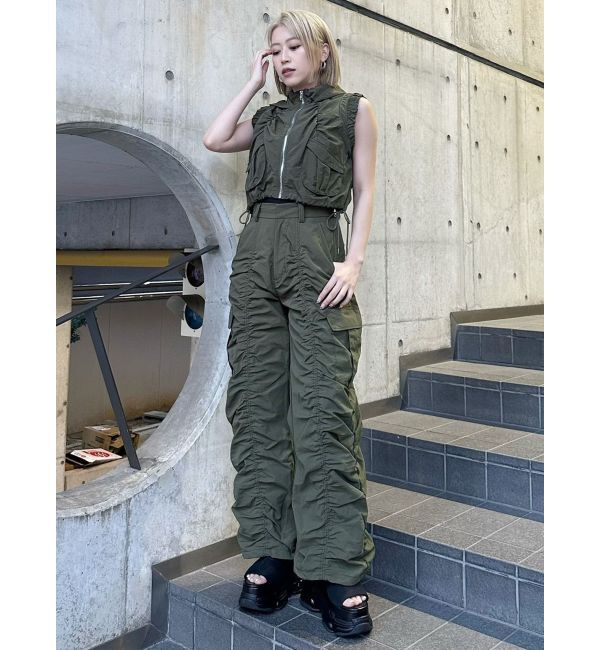 MURUA「シャーリングカーゴパンツ【セットアップ着用可】」|その他|