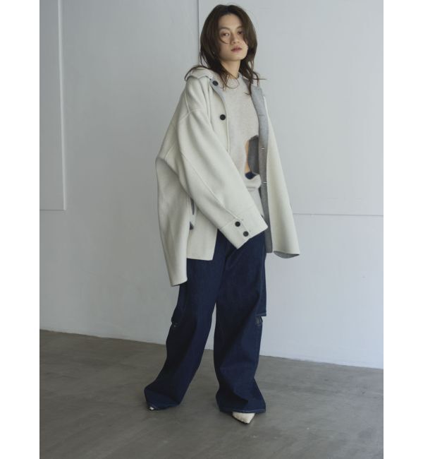 Ungrid「【Htage】リバーシブルビッグシルエットリバーコート」|その他|