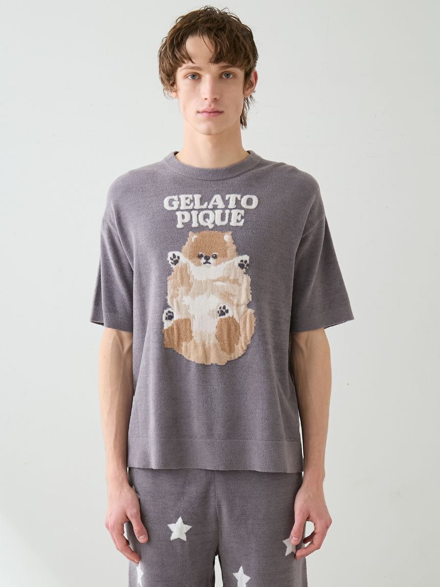 GELATO PIQUE HOMME「【ONLINE限定カラーあり】【HOMME】ドッグジャガードプルオーバー」|プルオーバー|