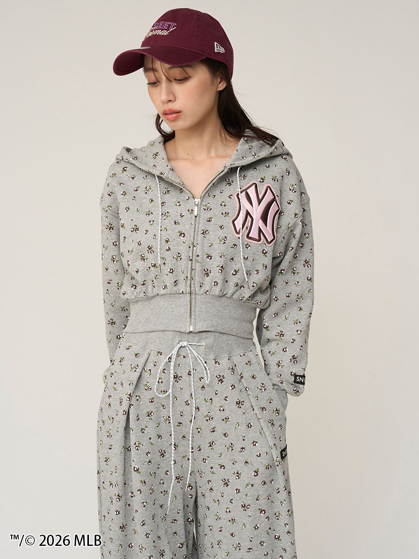 SNIDEL「【MLB】Sustainableワンポイントフーディー」|パーカー|GRY
