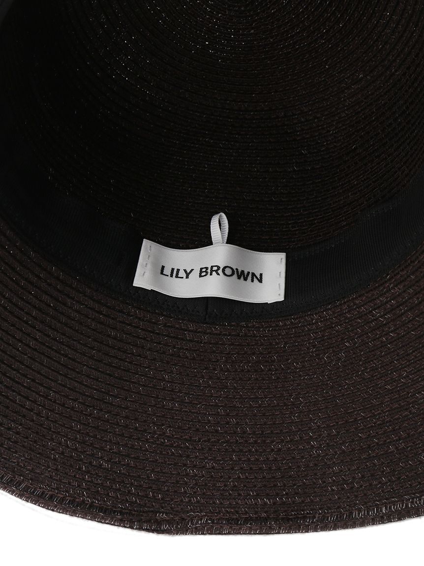 LILY BROWN「ナローリボンUVブレードハット」|ハット|