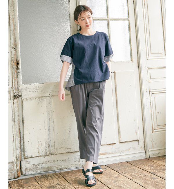 ikka「GOKU 楽 冷感テーパードパンツ」|その他|